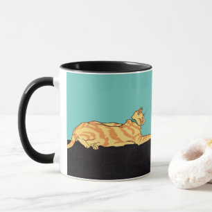 Caneca Ginger Striped Cat 