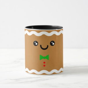Caneca Gingerbird Cookie Christmas Mug