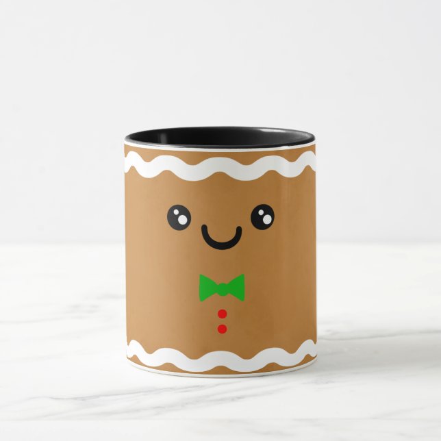 Caneca Gingerbird Cookie Christmas Mug (Centro)