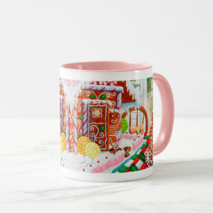 Caneca GINGERBREAD SURPRISE Pink Combo Mug