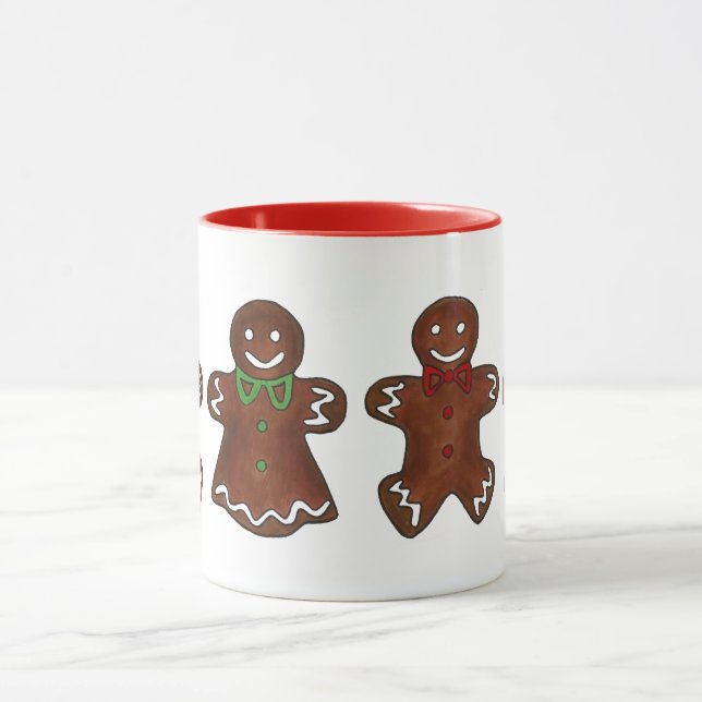 Caneca Gingercake Lady Woman Natal Cookie (Centro)