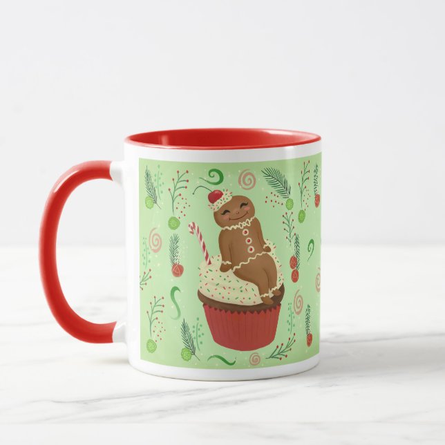 Caneca Gingercake Man Green (Esquerda)