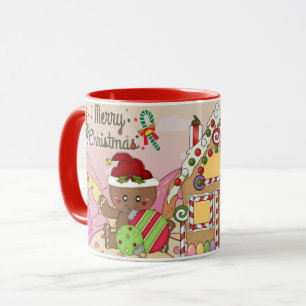 Caneca Gingerpão de Natal bonito