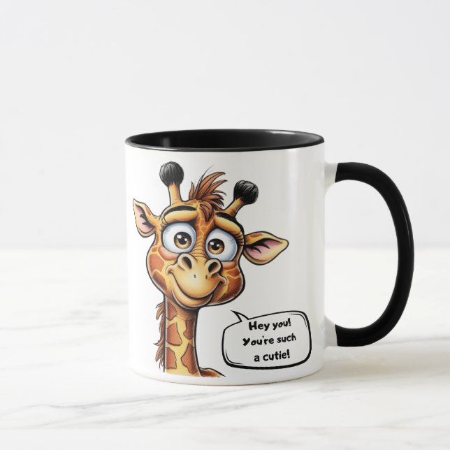 Caneca Girafa Adorável em Ação!" (Direita)