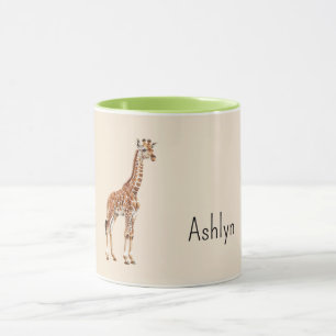 Caneca Girafa Fofa Animal