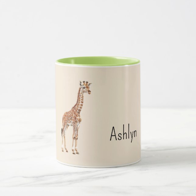 Caneca Girafa Fofa Animal (Centro)