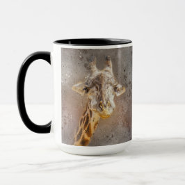 Caneca Girafa Fofa com um Sorriso Animal de Safári da Vid