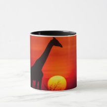 Caneca Girafa Pôr do Sol