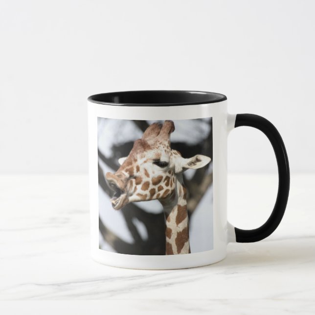 Caneca Girafa reticulada de cara engraçada, São Francisco (Direita)
