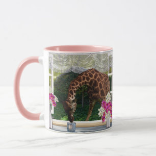 Caneca Girafa Sede Na Minha Janela,