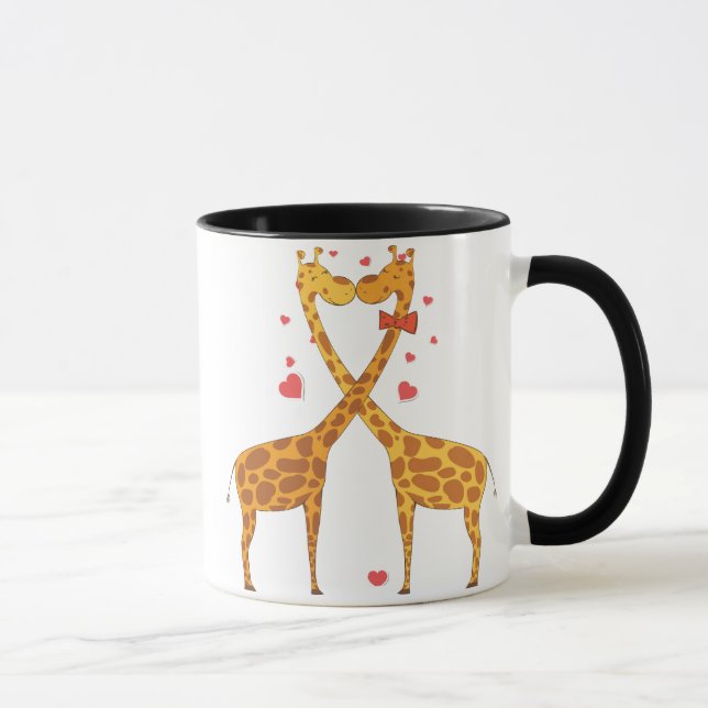Caneca Girafas apaixonadas (Direita)