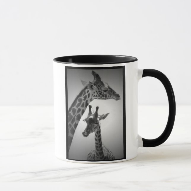 Caneca girafas, mãe e criança (Direita)