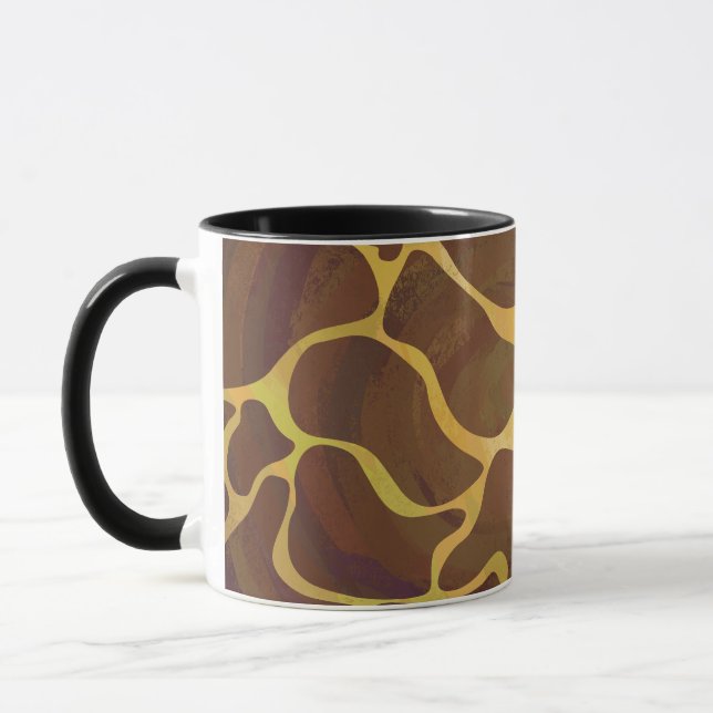 Caneca Giraffe Brown e Impressão Amarelo (Esquerda)