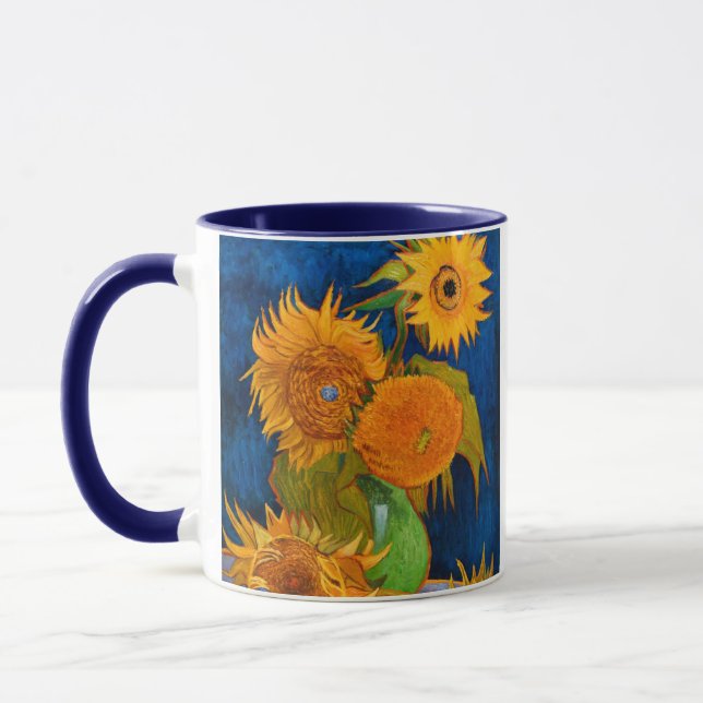 Caneca Girasóis de Van Gogh (Esquerda)