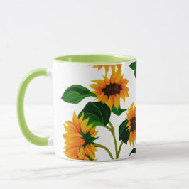 Caneca Girasoles en homenaje a la Virgen de la Caridad