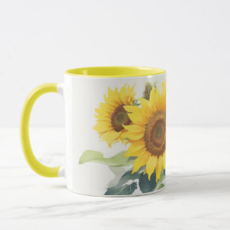 Caneca Girassóis