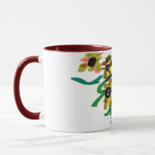 Caneca Girassóis de gato