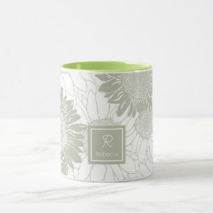 Caneca Girassóis de sábado personalizados