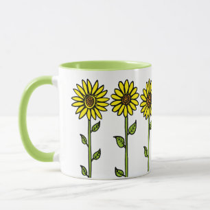 Caneca Girassóis e Abelha