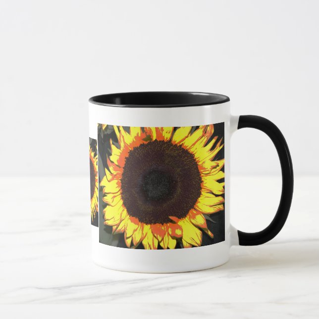 Caneca Girassol brilhante (Direita)