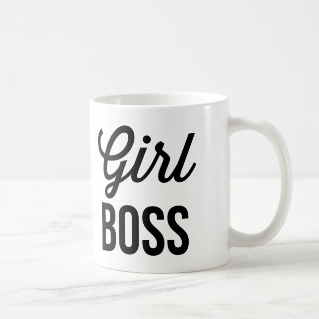 Caneca GIRL BOSS | Mug De Tipografia Retroativa (Direita)