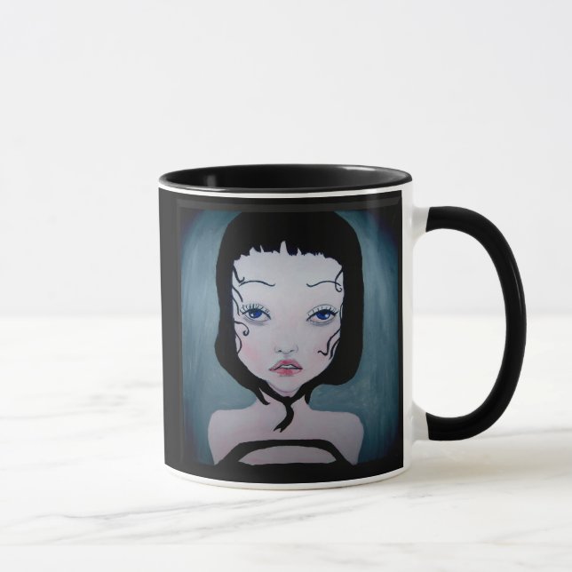 Caneca Girl in black mugg (Direita)