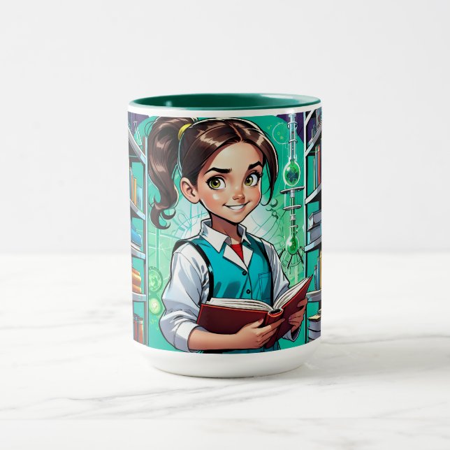 Caneca Girls Love Science! (Centro)