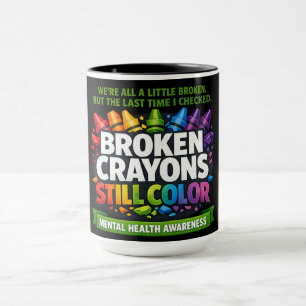 Caneca Giz Crayons Quebrados