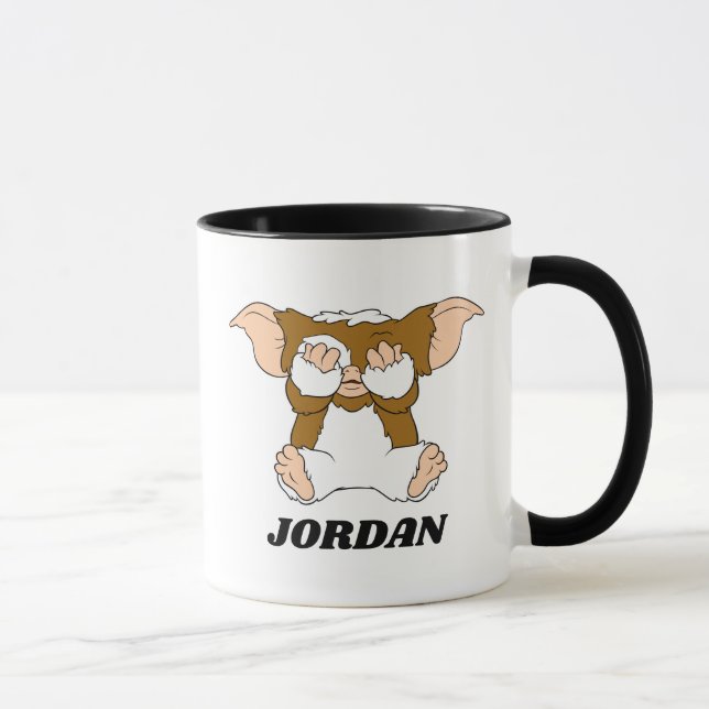 Caneca Gizmo | Caráter cômico cômodo | Adicione seu nome (Direita)