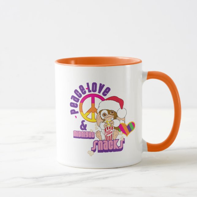 Caneca Gizmo | Peace Love & Midnight Snacks (Direita)
