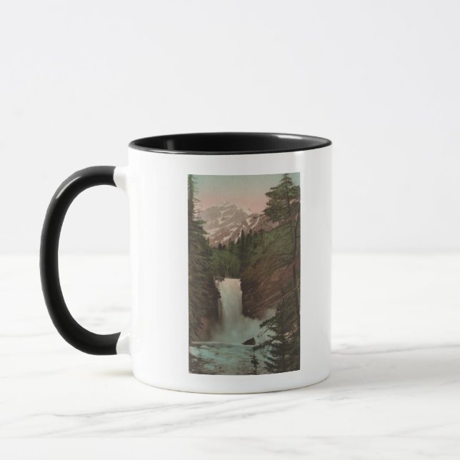 Caneca Glaciar, MTVView do Glaciar de Quedas de Truque, M (Esquerda)