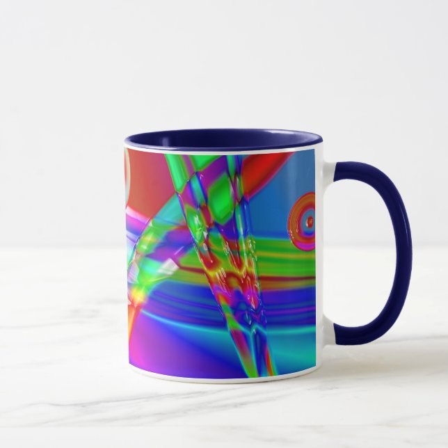 Caneca Glass Rainbow Mug (Direita)