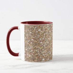 Caneca Glitter Dourado, Glamor Party Festivo, Estipula
