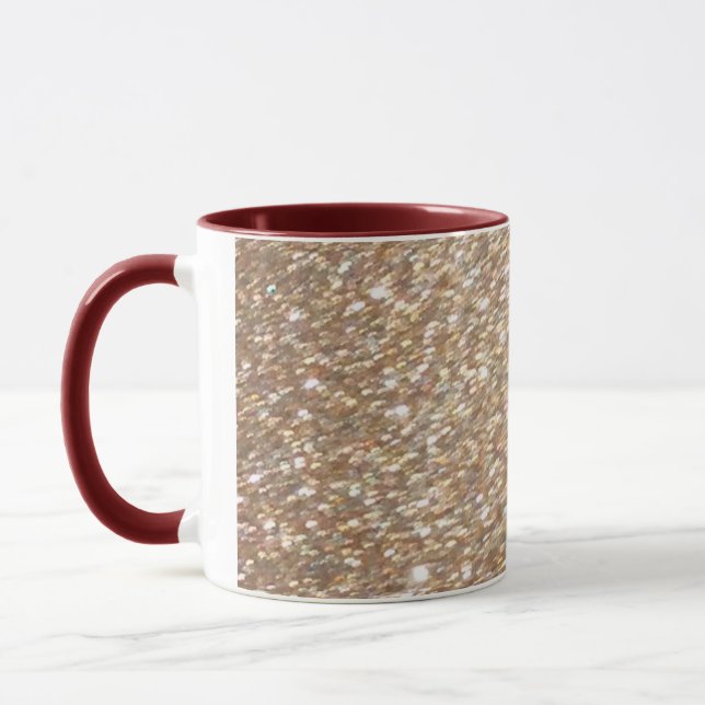Caneca Glitter Dourado, Glamor Party Festivo, Estipula (Esquerda)