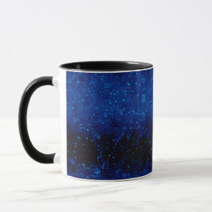Caneca Glitter sparkle wireless confetti marinho brilha e