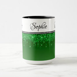 Caneca Glitter Verde Coloca