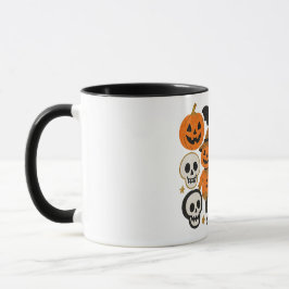 Caneca Glittery Whimsical Halloween