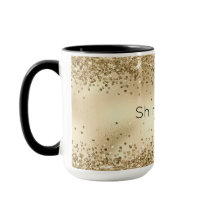 Glitzy Confetti Glitter Sparkle Dourado    