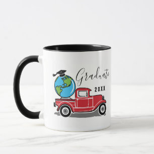 Caneca Globo 2019 vermelho do caminhão do vintage