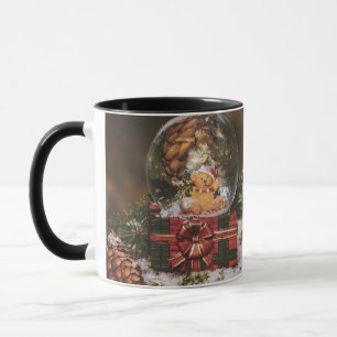Caneca Globo de neve com Urso Bonito