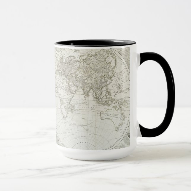 Caneca Globo Terraqueous por Samuel Dunn | 1787 (Direita)