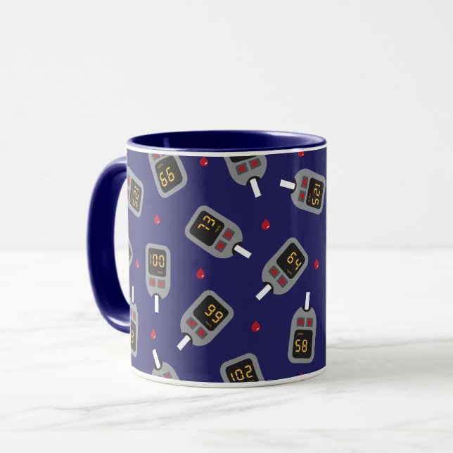 Caneca Glukômetro (Frente Esquerda)