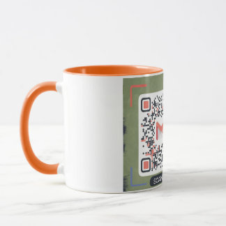 Caneca Gmail QR Code Coffee Mug - Scan Me for Instant Ema