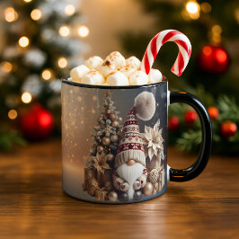 Caneca Gnome de Natal Presente de Férias Aconchega