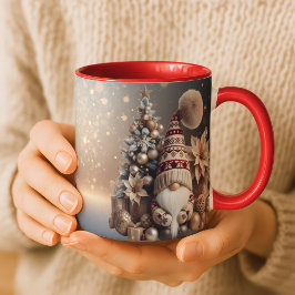 Caneca Gnome de Natal Presente de Férias Aconchega