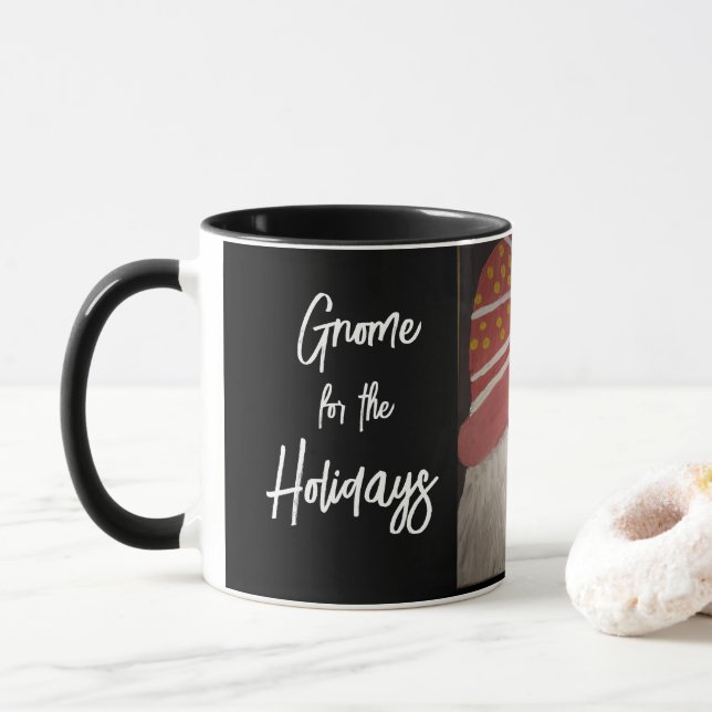 Caneca Gnome para a taça dos feriados (Com Donut)
