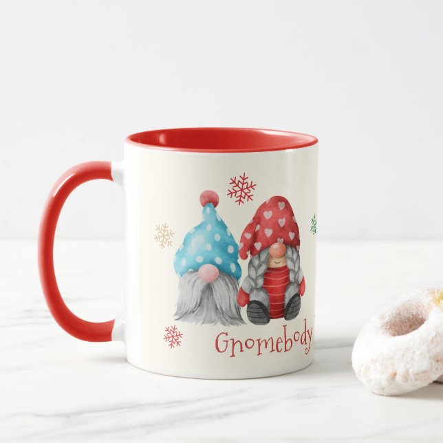 Caneca Gnomebody te ama como se eu fizesse mug (Com Donut)