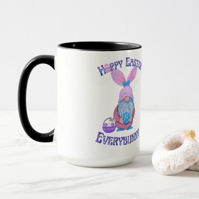 Caneca Gnomo-comum-Páscoa (Com Donut)