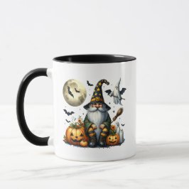 Caneca Gnomo 🎃 Cute Halloween - Presente Perfeito