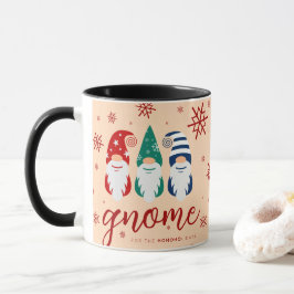 Caneca Gnomo de Natal do Holidays Snowflakes